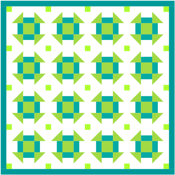 Churn Dash Quilt