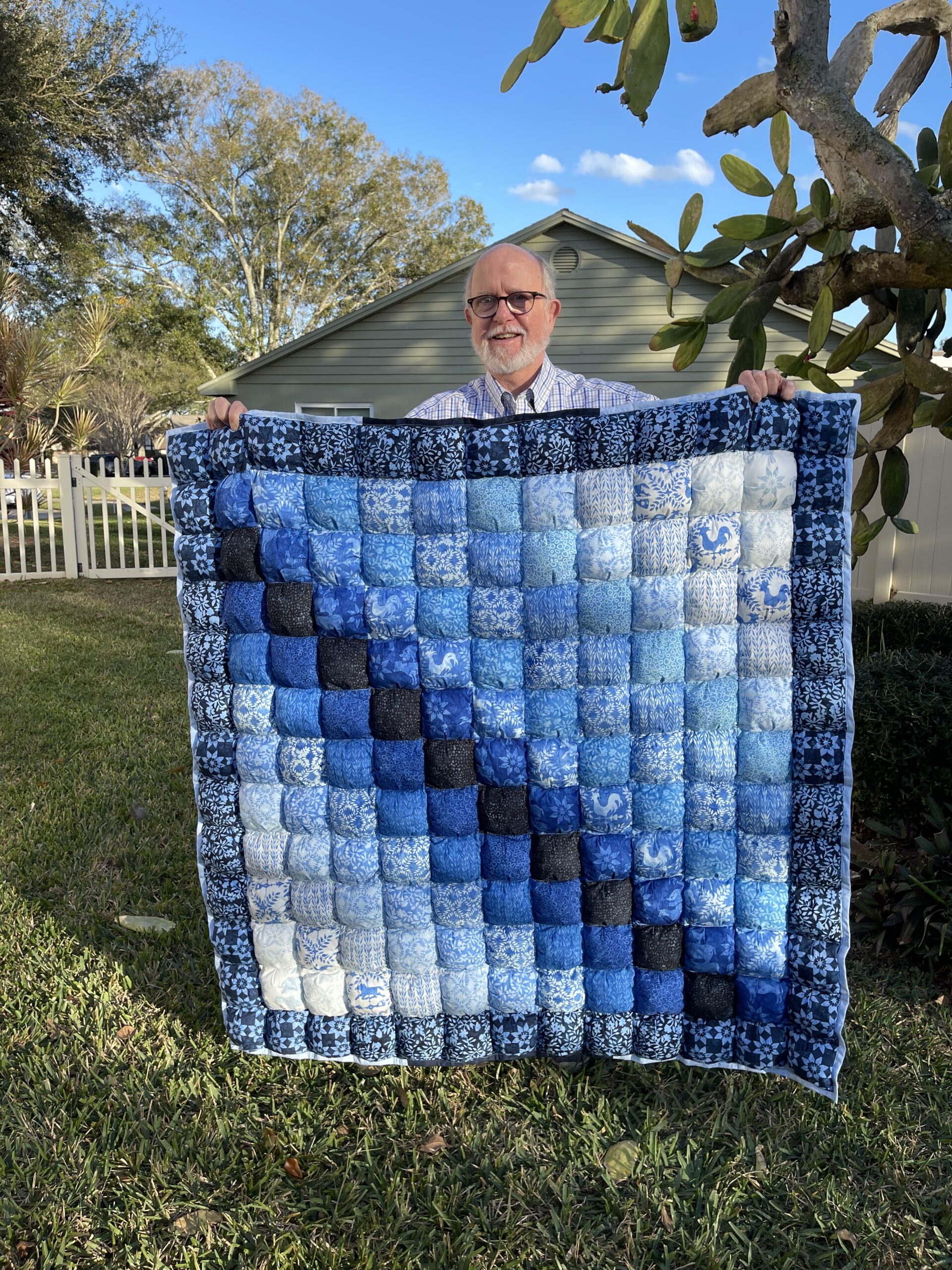 Finished Puff Quilt